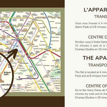 Appartamento New&Renovated Cosy Flat In The Marais !!! 4Pers Parigi Esterno foto